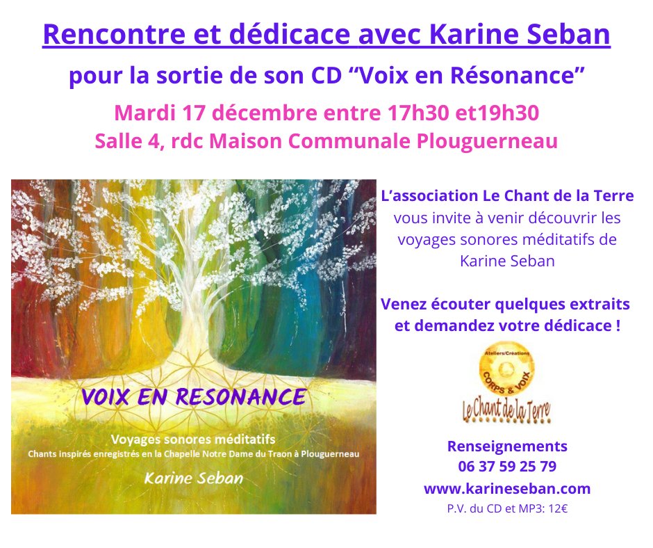 Rencontre et dedicace a plouguerneau avec karine seban 1